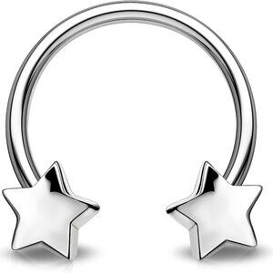 16g Septum Ring Star Septum Jewelry Cartilage Earring Hoop Helix Piercing Jewelr